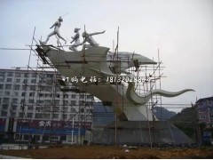 別致的不銹鋼運(yùn)動雕塑供應(yīng)——常德