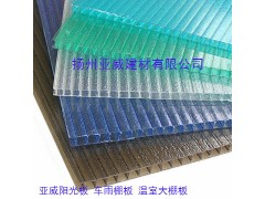 現(xiàn)貨供應(yīng)12mm四層中空陽光板透明屋