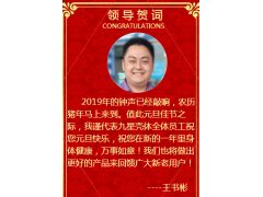 九星殼體總經(jīng)理王書彬新年祝福 2019企業(yè)新年寄語(yǔ)之十三