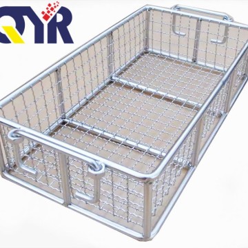 304材質(zhì)帶把手清洗籃筐