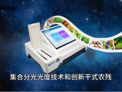 智能設(shè)備 科技創(chuàng)新 食安科技新型農(nóng)藥殘留快速測試儀