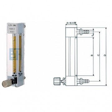 寶匯儀表LZB-()WB、W型玻璃轉(zhuǎn)子流量