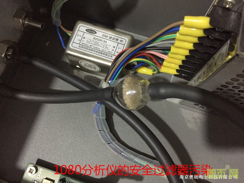 1080分析儀的安全過濾器污染