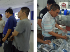 2018年8月10日淄博儀表協(xié)會帶團(tuán)來 承德中威參觀