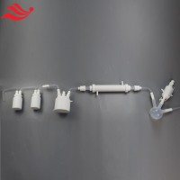 耐HF四氟連續(xù)反應(yīng)裝置配四氟冷凝管圓底燒瓶了定制