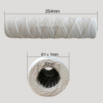 耐高溫脫脂棉線繞濾芯 不銹鋼耐腐蝕