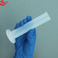 實(shí)驗(yàn)室用聚四氟乙烯量筒進(jìn)口透明pfa量筒耐受性強(qiáng)50ml