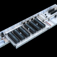 長春大數(shù)據(jù)運算機房|配電室|電池間|控制臺效果圖制作