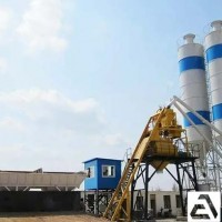 料斗升降混凝土攪拌站