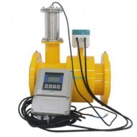 非滿管電磁流量計半管流量測量儀表2.5級誤差少傳感器電磁儀表