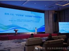 轉發(fā)|亭企供需促對接，儀表線纜贏新機！滁州—天長“亭企供需”儀表線纜產業(yè)供需對接會圓滿舉辦